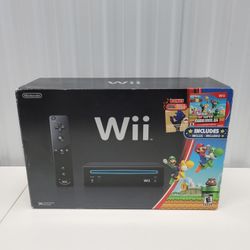Nintendo Wii New Super Mario Bros. Box With Manuals Only! No Console!