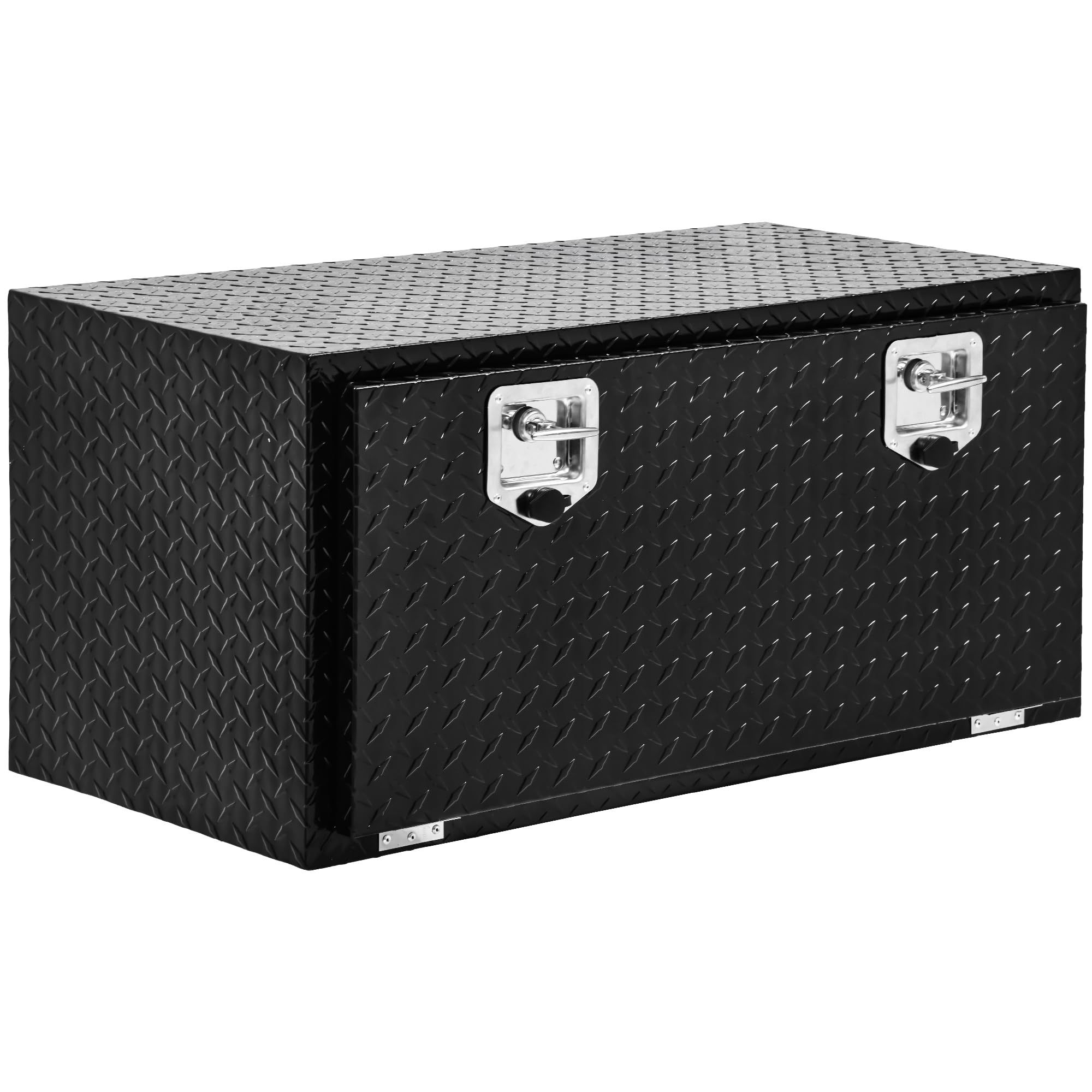 36 Inch Underbody Tool Boxes Heavy Duty Aluminum,Diamond Plate Truck Tool Boxes, Waterproof Chest Storage Organizer for Pick Up Truck Bed, RV Trailer 