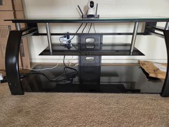 Black TV Stand