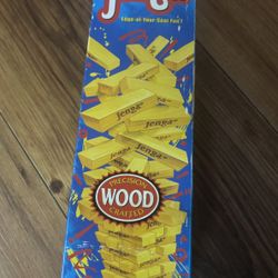 Vintage 1986 Milton Bradley Jenga game