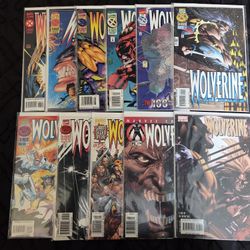 Wolverine Comic Book Lot Of 11! Marvel Comics. Vintage. Keys. Mixed Lot.