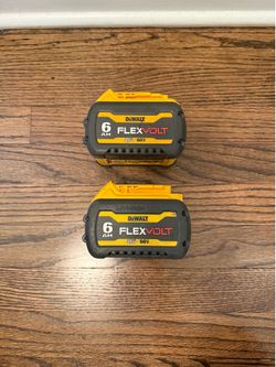 Dewalt 6.AH  Flexvolt 60V Batteries