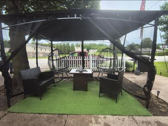 NEW Gazebo - Mosquito Netting - Very Strong Heavy Duty Metal Frame - Brand New In Box