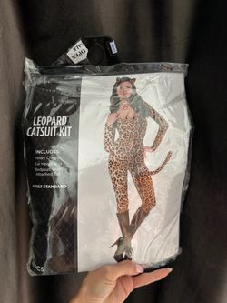 Leopard Catsuit Kit Adult Costume