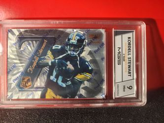 1997 Pinnacle Zenith Z-Team KORDELL STEWART l #ZT15 Steelers MGS 9 MT