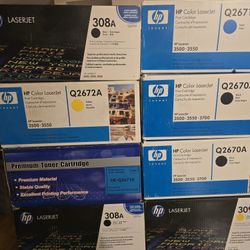 HP LaserJet INK Cartridges. x8.