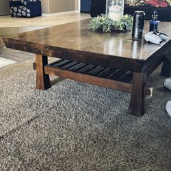 Wide Coffee Table 