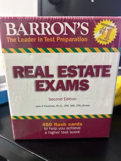 Barron's Real Estate Exams Flash Cards Second Edition
