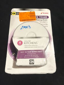 Kidde Smoke Detector & Carbon Monoxide Detector Combo with 10-Year Battery White