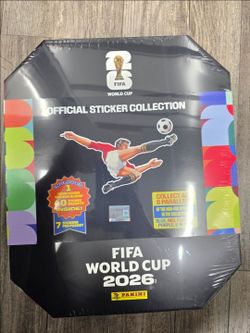 2026 World Cup Panini Stadium Box (Sealed Box) Hardcover Album + 40 Sticker packs