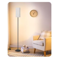 64.6" Floor Lamp, Pole with Foot Switch, Modern Standing Lamp Lampshade, Minimalist Freestanding Lamp (Bulb Not Included), for Living Room, Bedroom Of