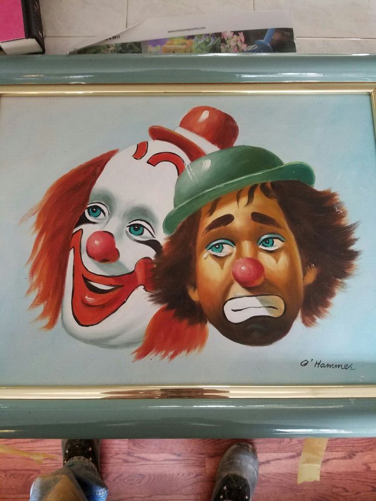 O hammer clown painting