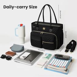 Teacher Tote Bag Computers Work Travel Business Briefcase
