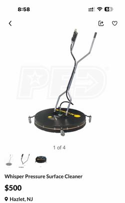 Pressure surface cleaner