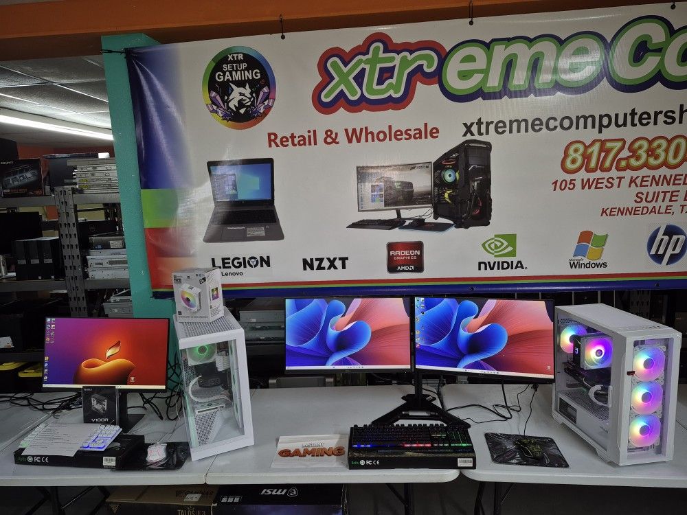 Saturday Deals,  New Gaming Computer Setup Wi-Fi Network +80 Games +Windows 11