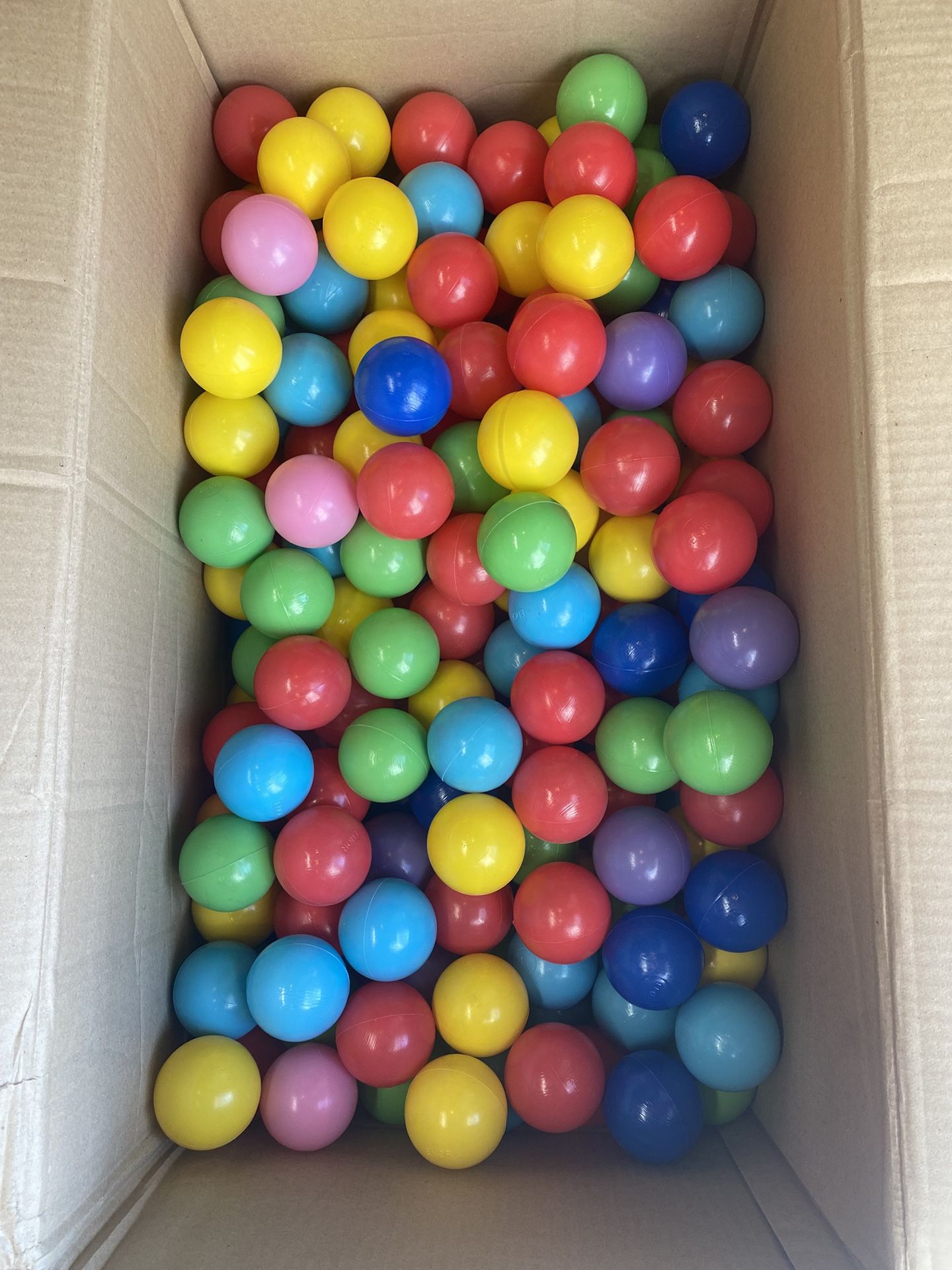 Multi-color Plastic balls.