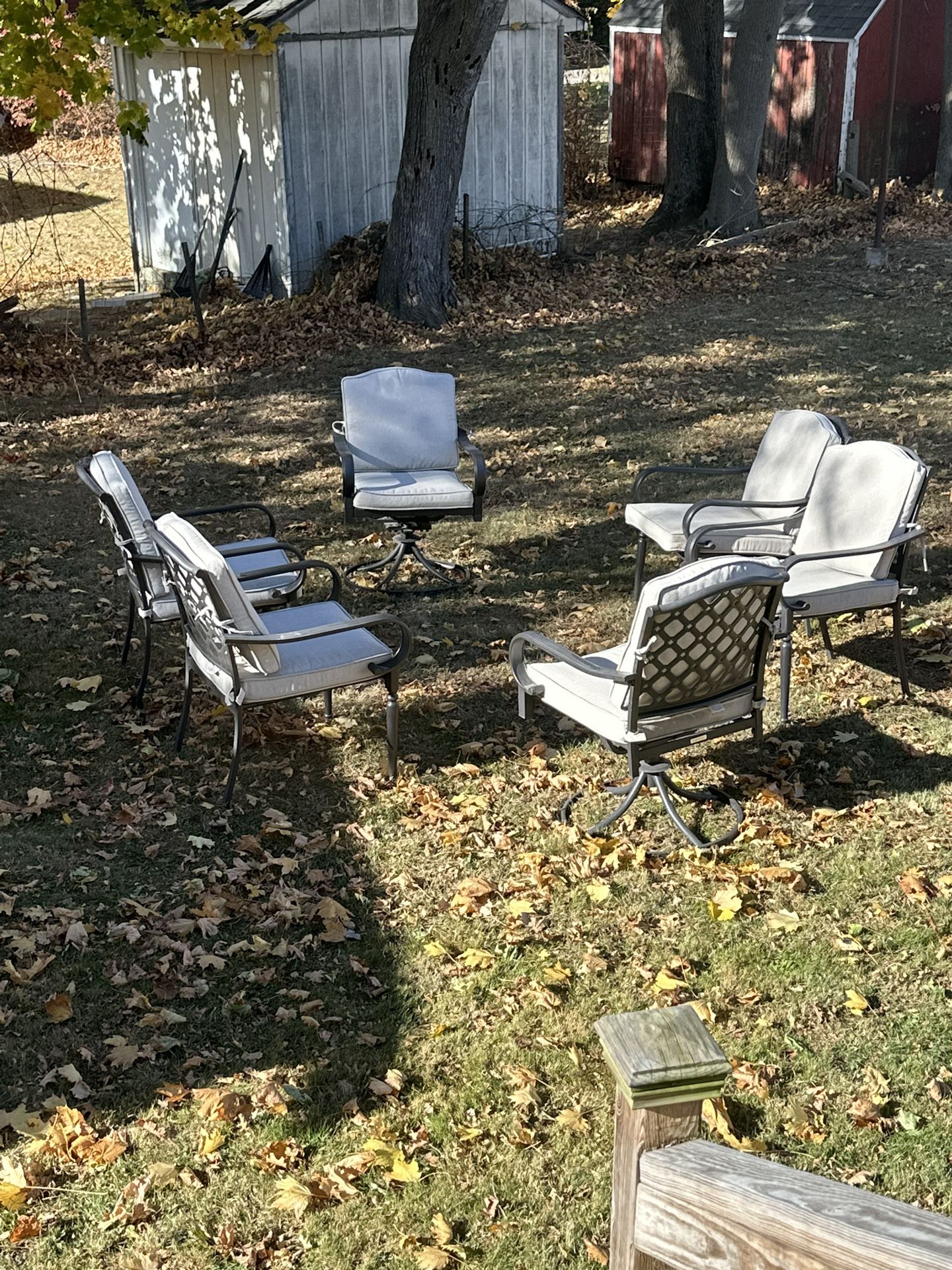 Patio chairs!