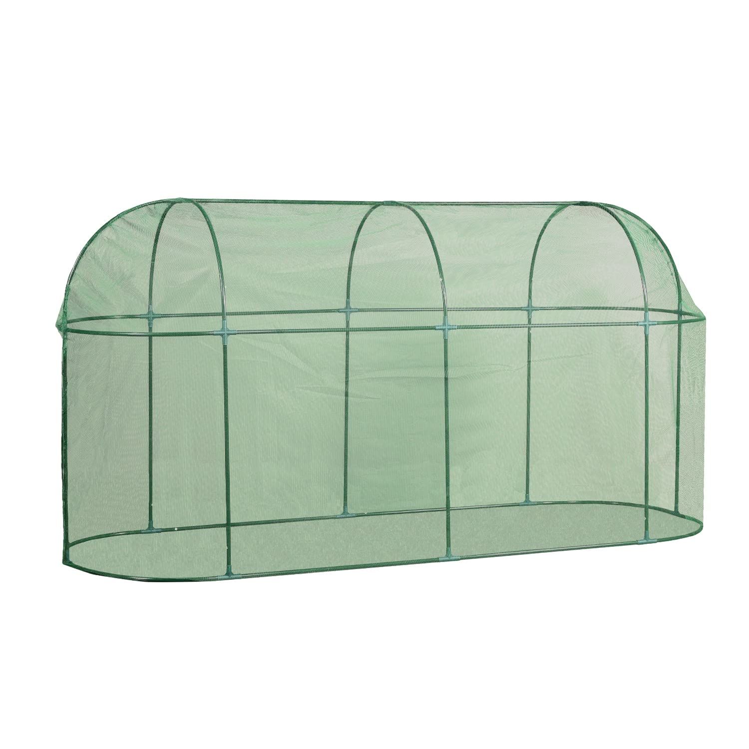 Crop Cage 10'x3.3'x5' Plant Protection Tent, Greenhouse Fruit Cage Netting Cover for Plants/Herbs/Fruit Garden, Yard, Lawn with Zipper