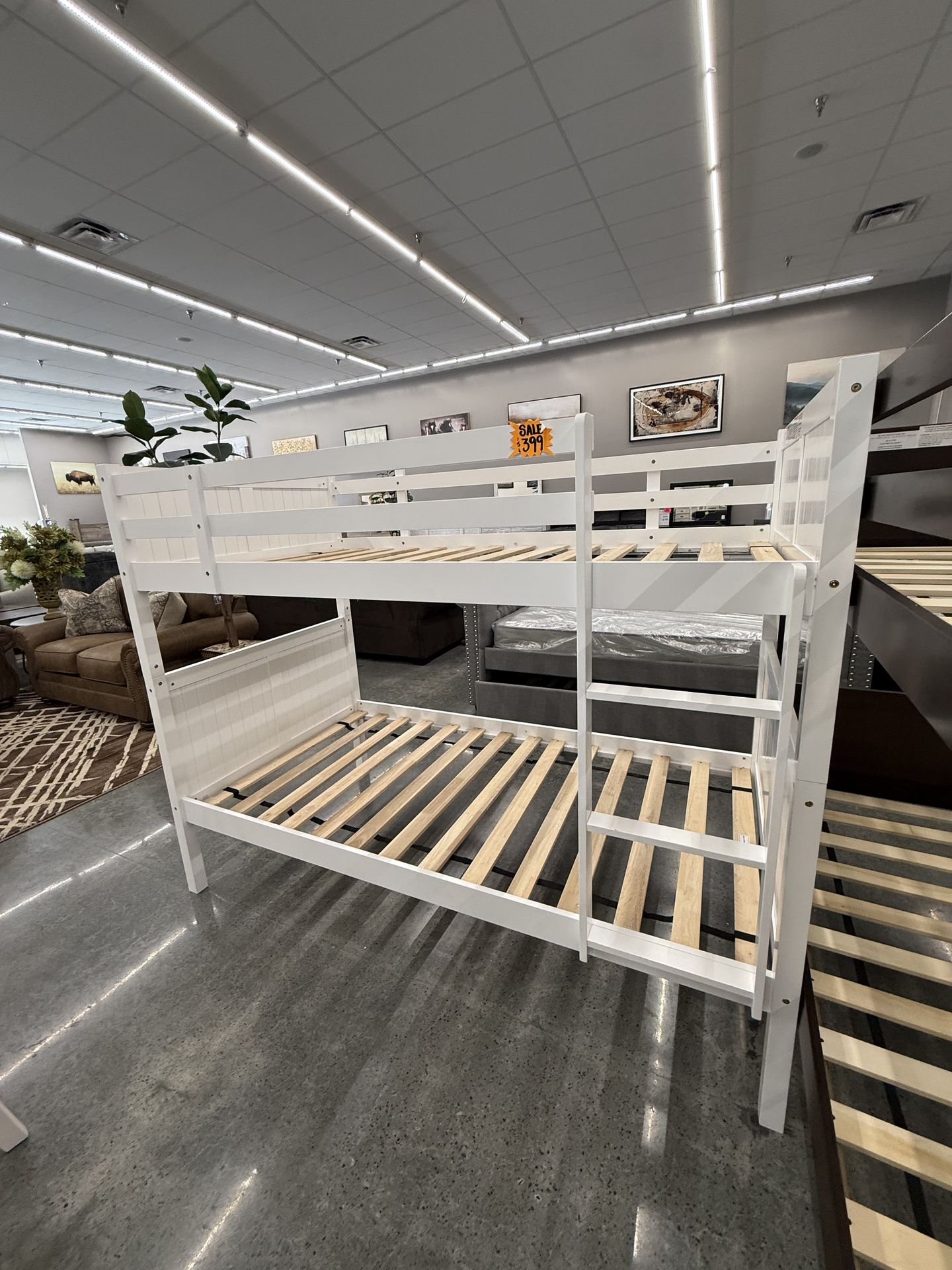 TWIN OVER TWIN BUNK BED