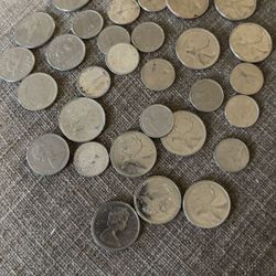 Silver And Old Coins From 1800 To 1900