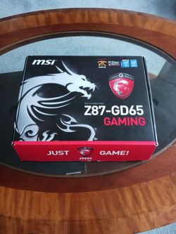 MSI gaming motherboard Z87- GD65
