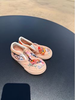 Vans Toddler Slip-On Shoes Size 5 | Floral Butterfly Print