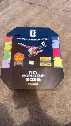 “Hard book and stadium Box Only “ 2026 Panini Soccer FIFA World Cup  Hard Book ,Stadium Box  USA VERSION  NEW IN BOX Sealed Box Original panini