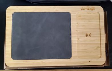 New and never used computer mouse pad and Cell phone wireless charger Combo