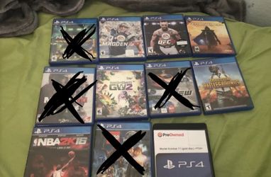 PS4 games