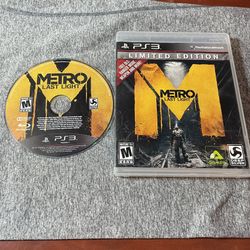 Metro: Last Light Limited Edition (PS3) 