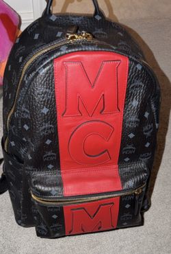 New MCM leather backpack