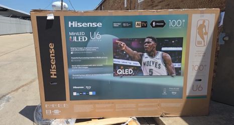 100U65qfc 100” Hisense smart 4k mini led Uled tv