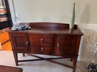 Buffet table