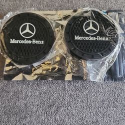 Mercedes-Benz AUTO CUP HOLDER INSERT 2pc  Black