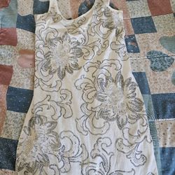 White Long Tank Dress 