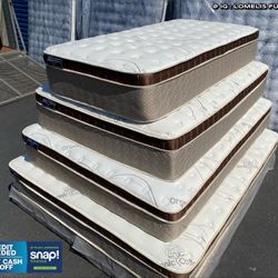 Queen Size Organic Cloud Comfort Europillow top Mattress 