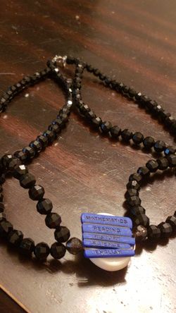 school themed necklace