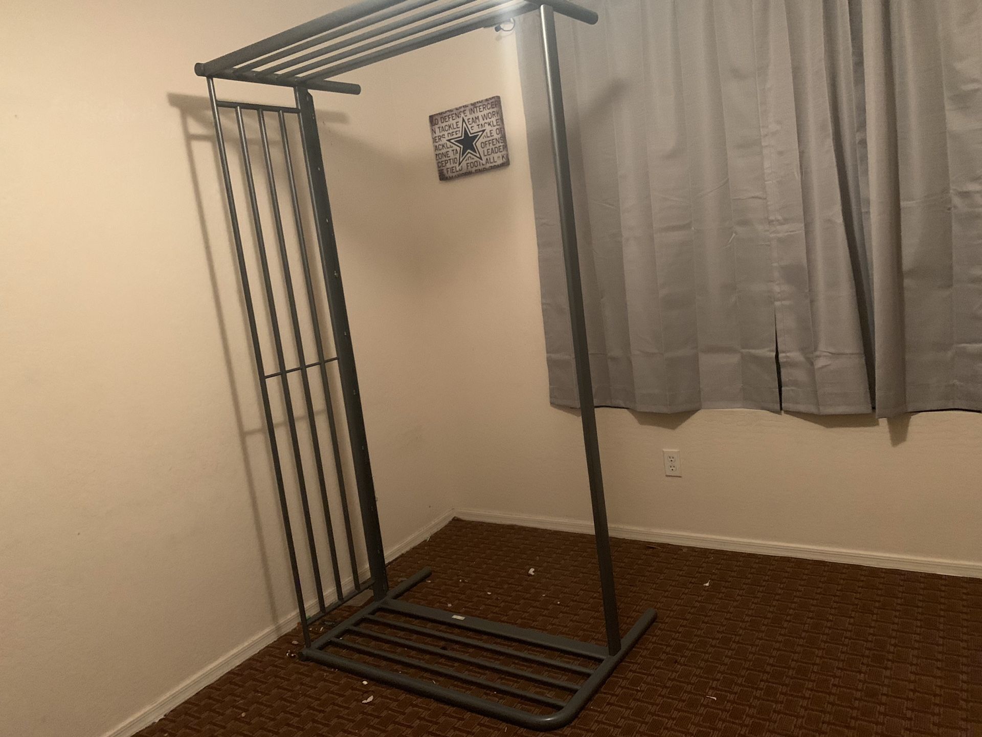 Metal twin bed frame