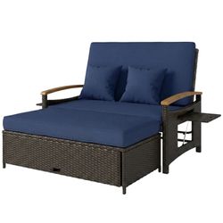 Double Loveseat Chaise lounge new in box