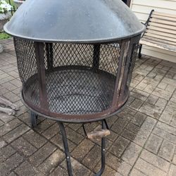 Large Bonfire Pit With Wheels