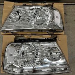 04-08 Ford F150 Chrome Headlights