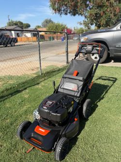 ECHO
21 in. 163 cc Briggs and Stratton Gas 3-in-1 One Blade RWD Self-Propelled Walk Behind Lawn Mower w/ 7 Height Adjustments