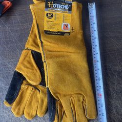 Welding leather gloves 433116