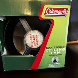 Coleman Tent Fan With Light