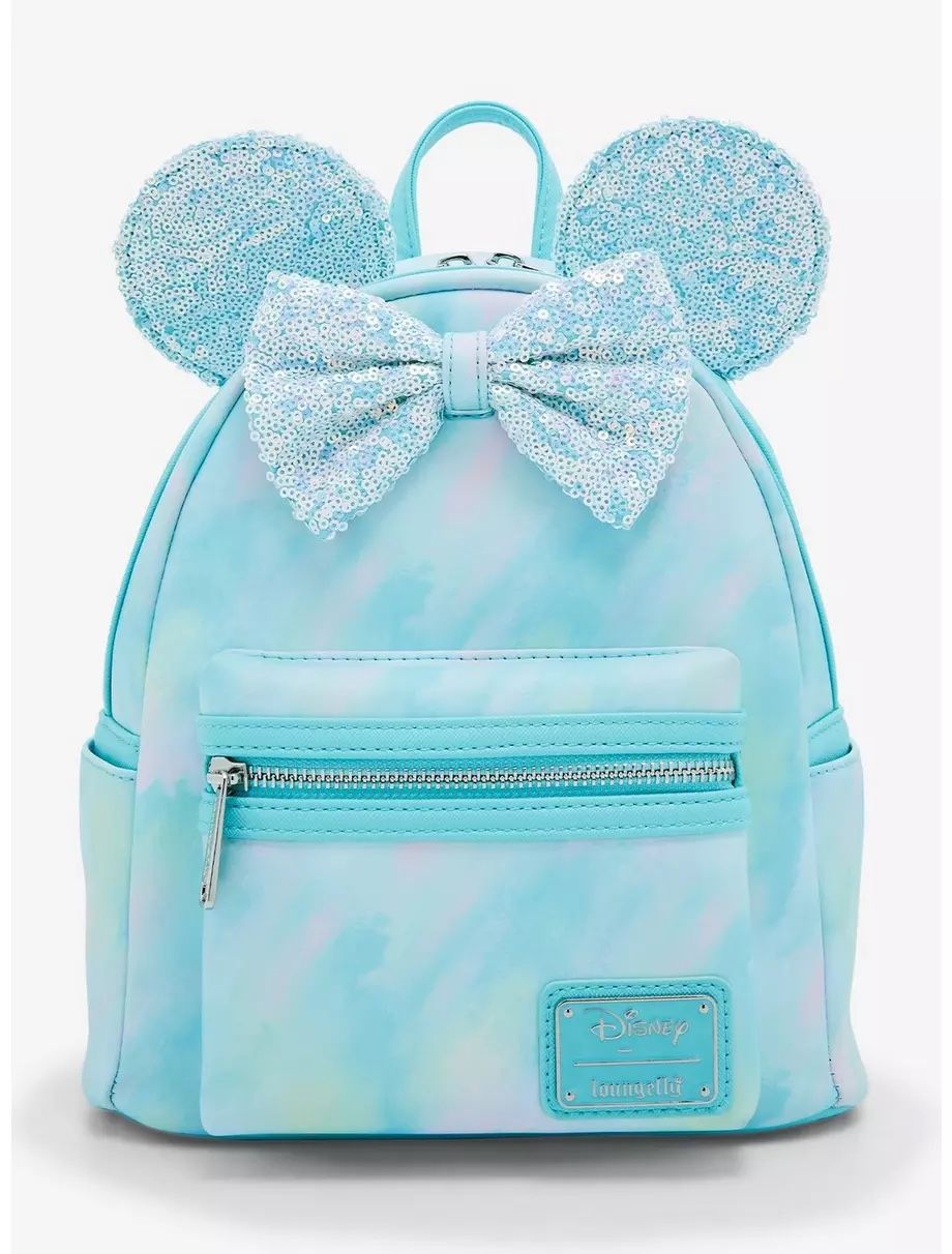 Loungefly Sequin Seafoam Minnie Bag BNWT