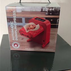 Electric Automatic Dumpling Maker Machine Red Brand New in Box