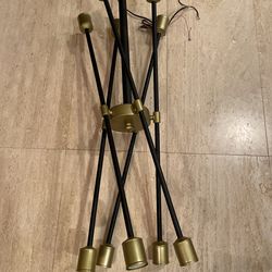 10 Lights Modern Art Pole Ceiling Pendant Light