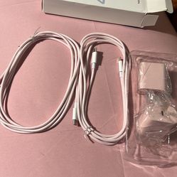 New iPhone Cord 6 Feet Long . With Fast Wall Charger. $15.