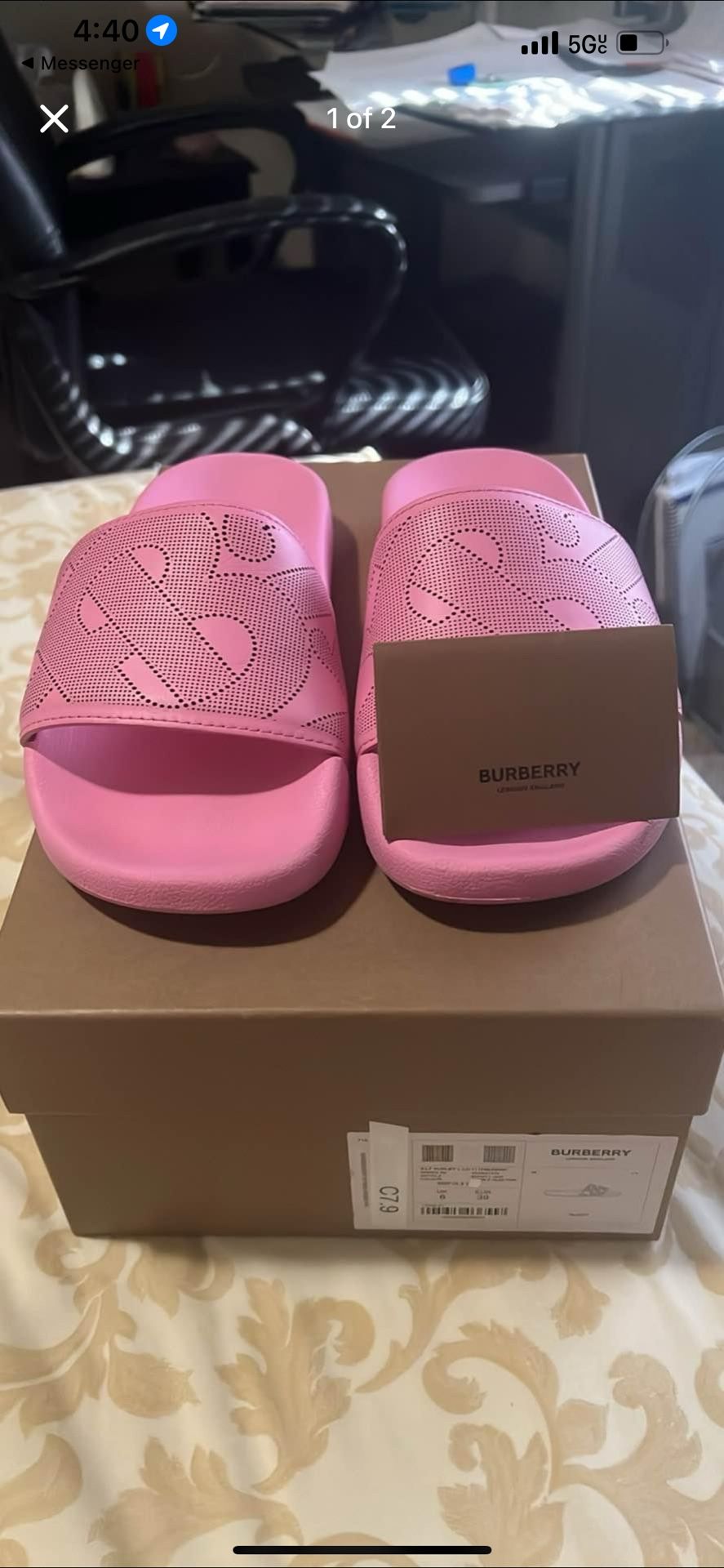 Women Burberry Slides