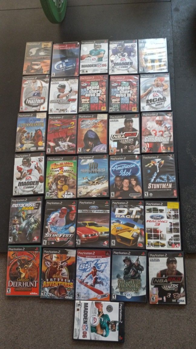 Ps2 Video Games $10 Each